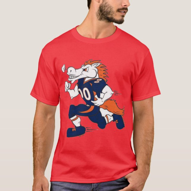 T-shirt Denver Colorado Football player art (Devant)