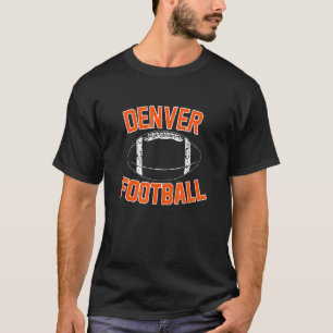 T-shirt Denver Football Old School