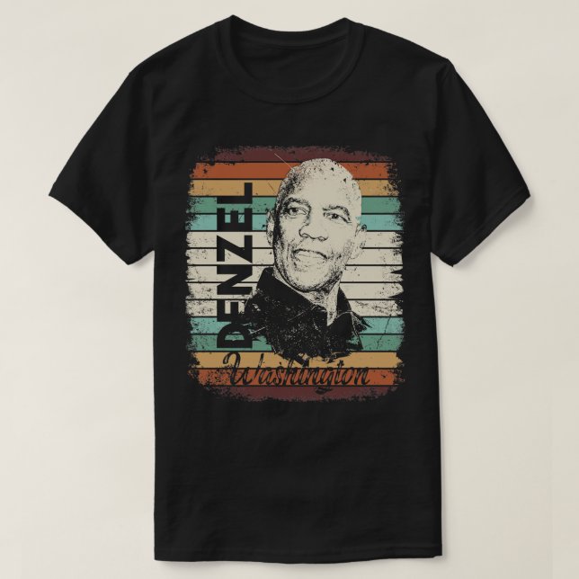 T-shirt Denzel Washington (Design devant)