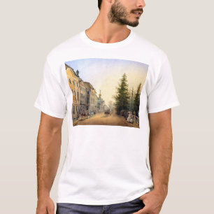 T-shirt Départ de cour à l'entrée de grand