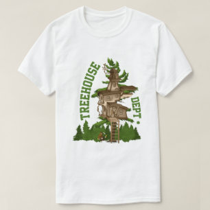 T-shirt Département de cabane dans un arbre