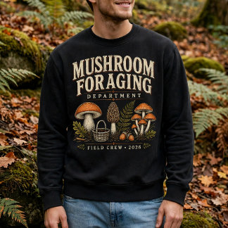 T-shirt Département de la cueillette des champignons vinta