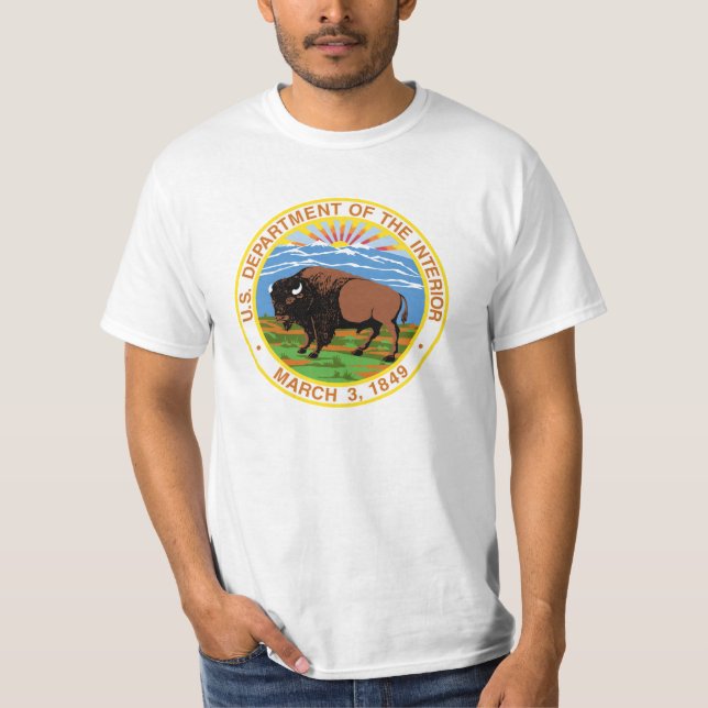 T-shirt département de l'intérieur (Devant)