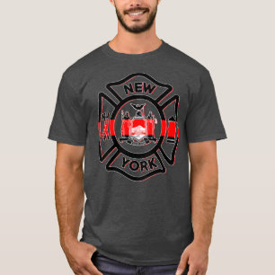 T-shirt Département de police des incendies de New York Po