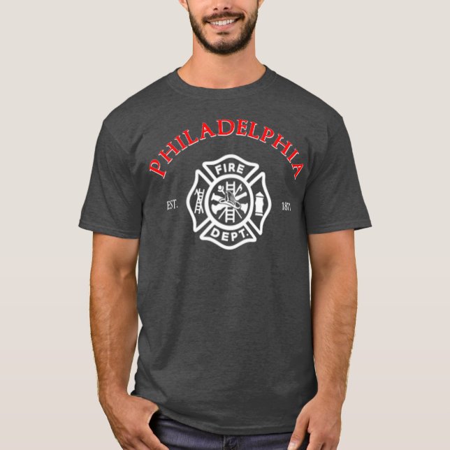 T-shirt Département de secours de Philadelphie (Devant)