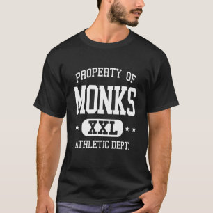 T-shirt Département des biens athlétiques rétro des moines