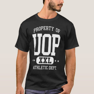 T-shirt Département des biens athlétiques rétro UOP