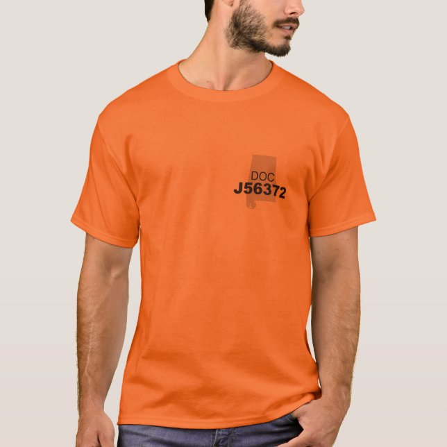 T-shirt Département des corrections (Devant)