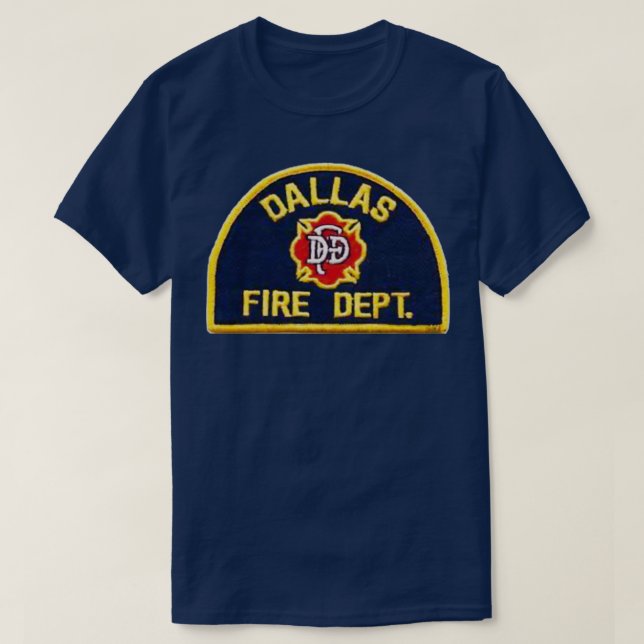T-shirt Département des incendies de Dallas Texas (Design devant)