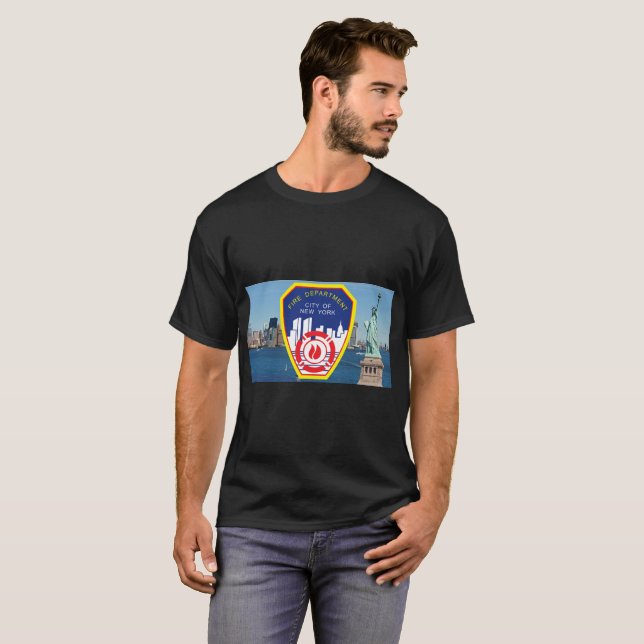 T-shirt Département des incendies de New York (Devant entier)