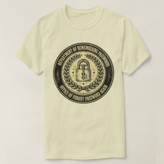T-shirt Département des mots de passe perdus Drôle de tech