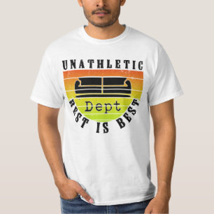 T-shirt Département non sportif le repos est la meilleure 