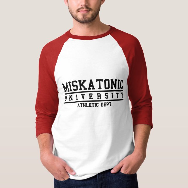 T-shirt Département sportif de Miskatonic (Devant)