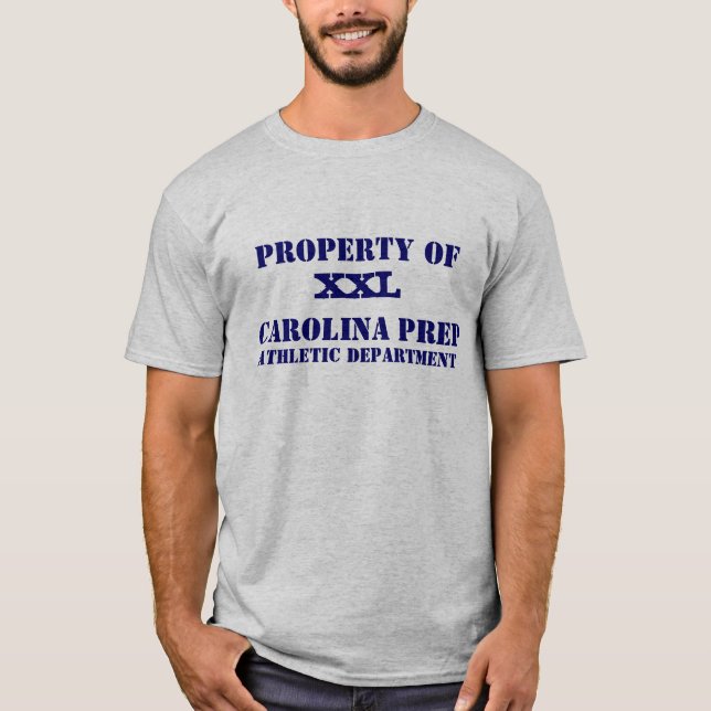 T-shirt Département sportif de préparation de la Caroline (Devant)