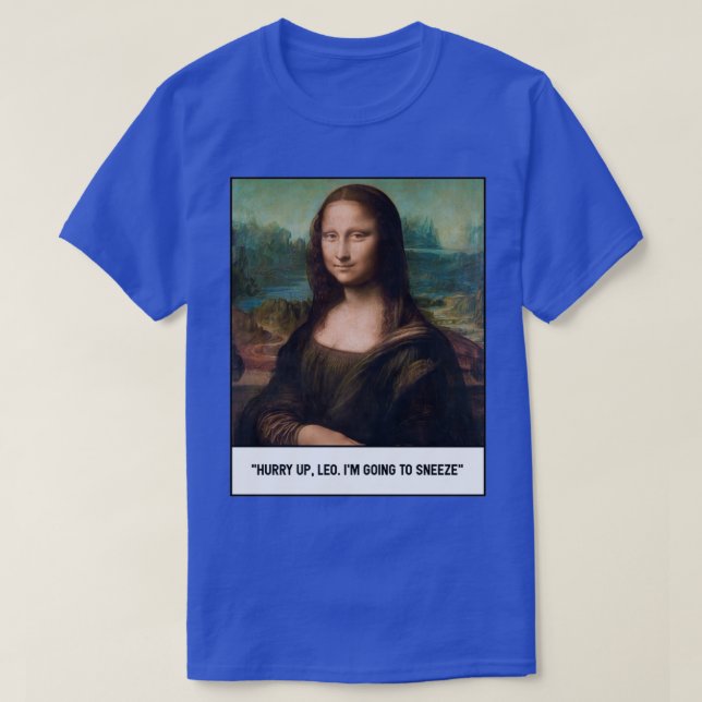 T-shirt Dépêchez-Vous Leo Ix27m D'Éternuer D'Art Réparé (Design devant)