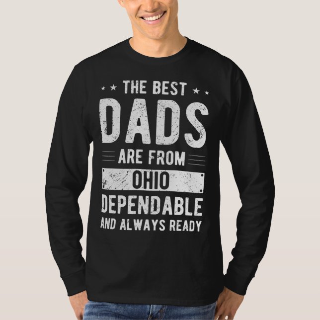 T-shirt Dependable Dad from Ohio (Devant)