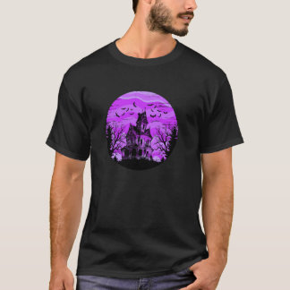 T-shirt Déplaisant Hauné Maison Peur chauves-souris Arbres