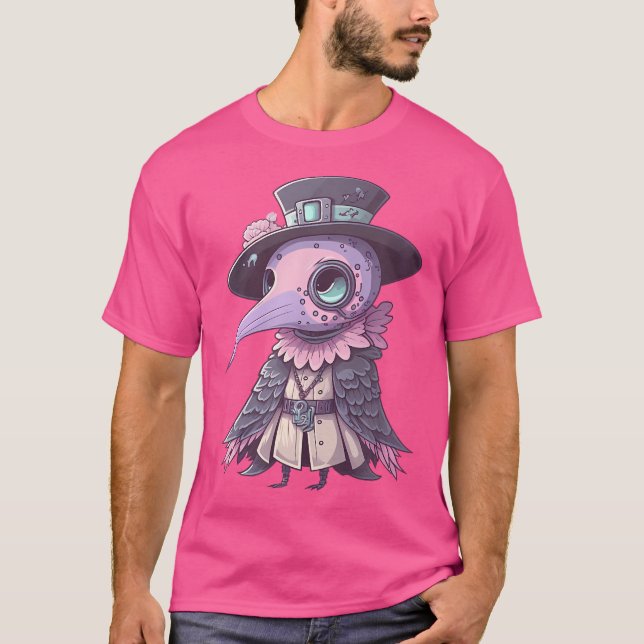 T-shirt Déplaisant Kawaii Pastel Goth Plague Docteur (Devant)