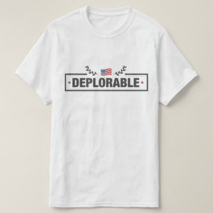 T-shirt Déplorable Américain