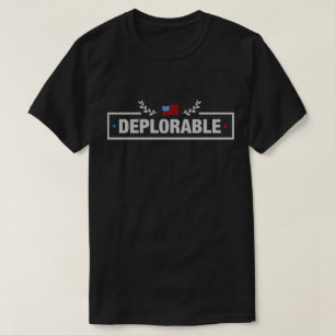 T-shirt Déplorable Américain