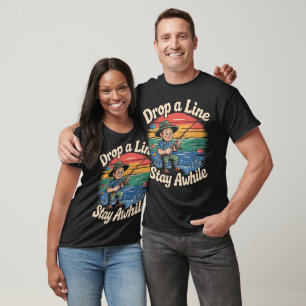 T-shirt Déposer une ligne rester un instant