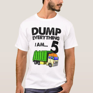 T-shirt Dépouille Camion Tout Je Suis 5 Partie Fourniture