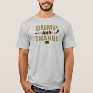 T-shirt Dépouille dorée et hockey sur changement
