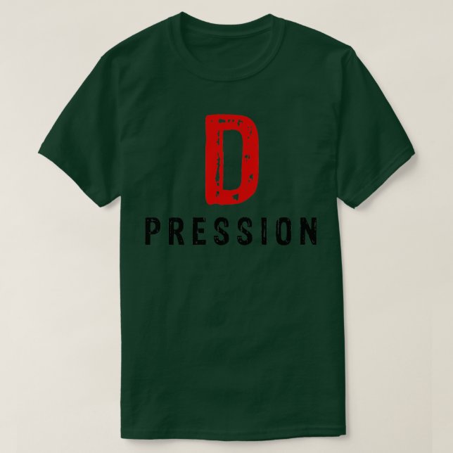 T-shirt Dépression 4 (Design devant)