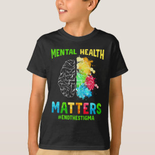 T-shirt Dépression Sensibilisation à la santé mentale Mett