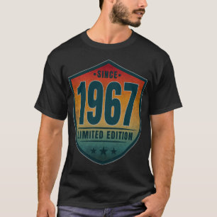 T-shirt Depuis 1967 Édition Limitée Vintage Rétro Coucher