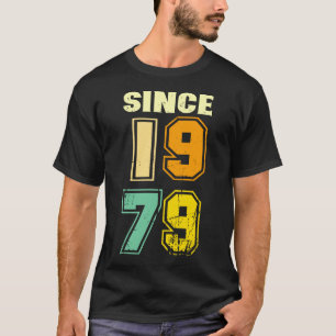 T-shirt Depuis 1979 style vintage de quarantième