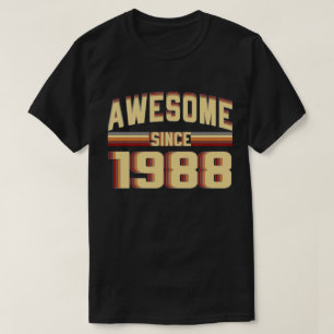 T-shirt Depuis 1988 cru impressionnant 31 années