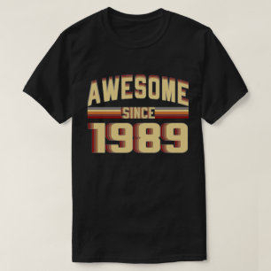 T-shirt Depuis 1989 cru impressionnant 30 années