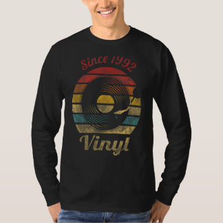 T-shirt Depuis 1992 Vinyl Retro Record musique Vintage