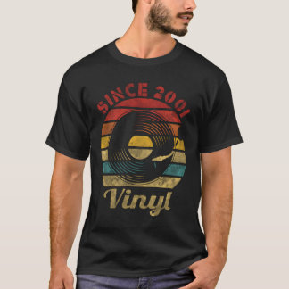 T-shirt Depuis 2001 Collectionneur de disques vinyles Musi