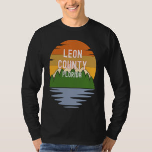 T-shirt Depuis Leon County Floride Coucher de soleil vinta