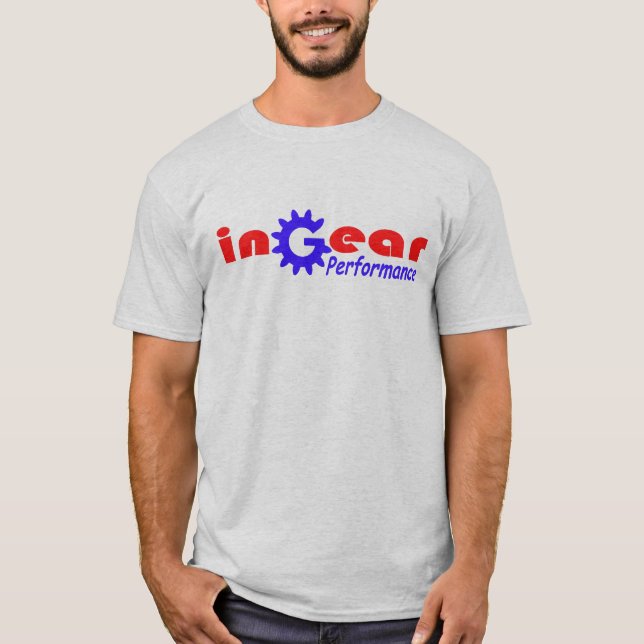 T-shirt d'équipe de course de performance d'Ingear (Devant)
