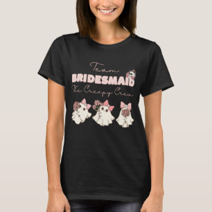 T-Shirt d'équipe de demoiselle d'honneur Halloween