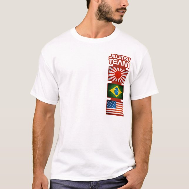 T-shirt d'équipe de Jiujitsu (Devant)