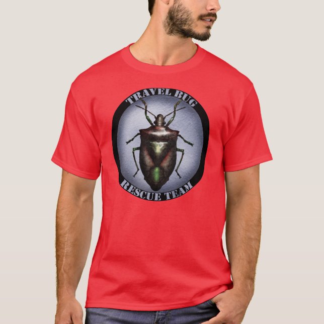 T-shirt d'équipe de secours d'insecte de voyage (Devant)