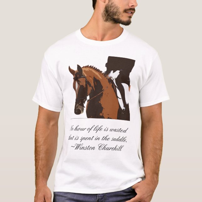 T-shirt d'équitation (Devant)