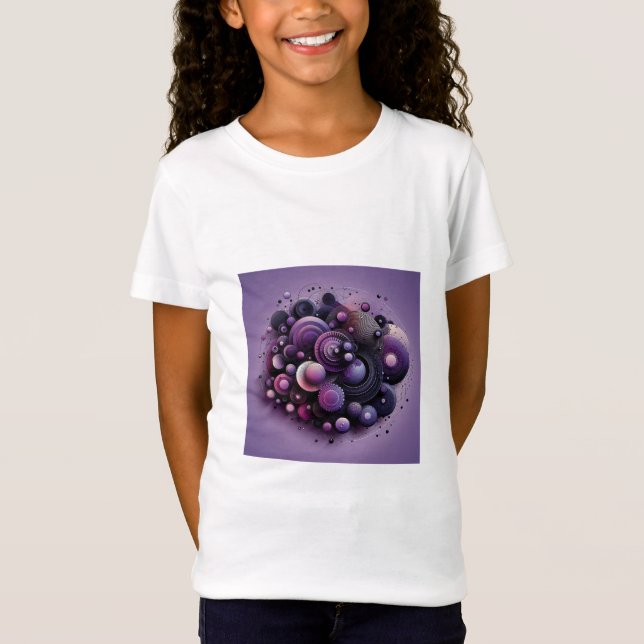 T - Shirt der abstrakten Geometrie (Vorderseite)