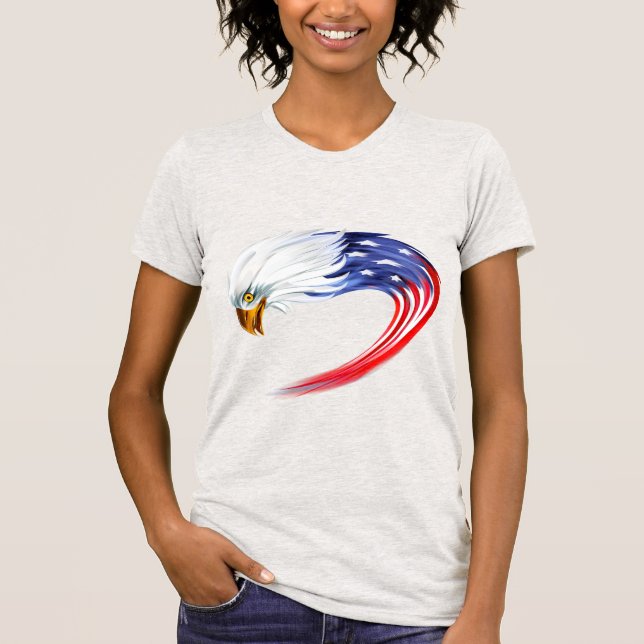 T - Shirt der Adlerflagge (Vorderseite)
