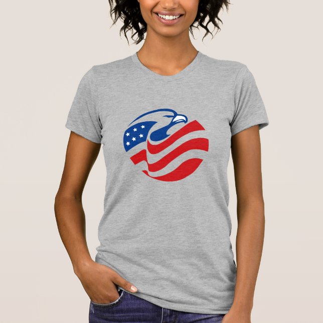 T - Shirt der Adlerflagge (Vorderseite)