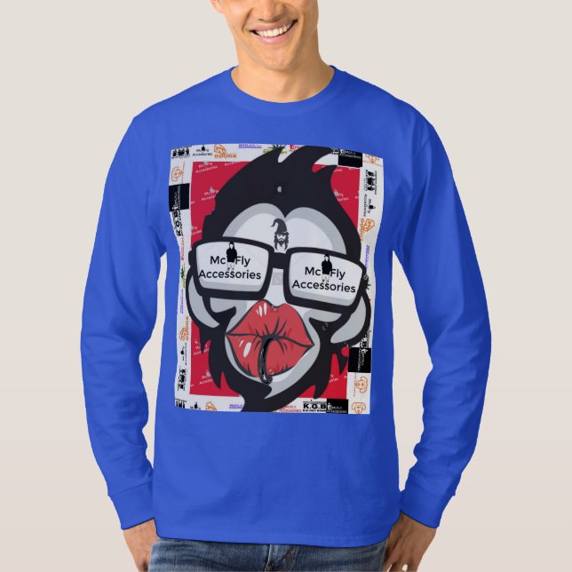 T - Shirt der Affen Lippen (Vorderseite)