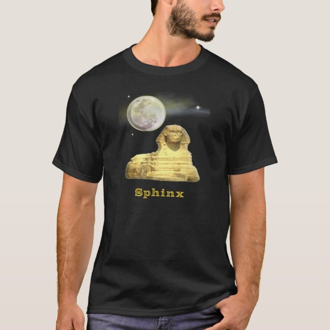 T - Shirt der ägyptischen Sphinx (Vorderseite)