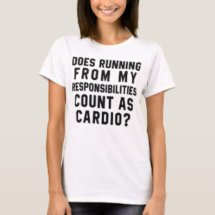 T - Shirt, der als Cardio aus den Verantwortlichke T-Shirt