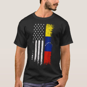 T - Shirt der amerikanischen Flagge Venezuelas - P