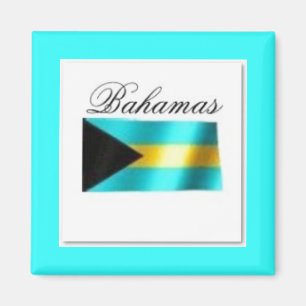 T - Shirt der Bahamas-Flagge usw. Magnet