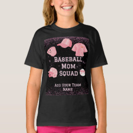 T - Shirt der Baseball-Mama Squad Girls